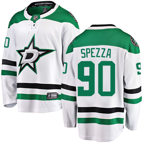 Herren Dallas Stars Eishockey Trikot Jason Spezza #90 Breakaway Weiß Fanatics Branded Auswärts